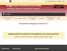 Tablet Screenshot of negozio-esoterico.com